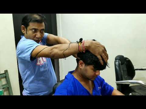Asim barber Powerful head and shoulder massage | Loud neck cracking ASMR