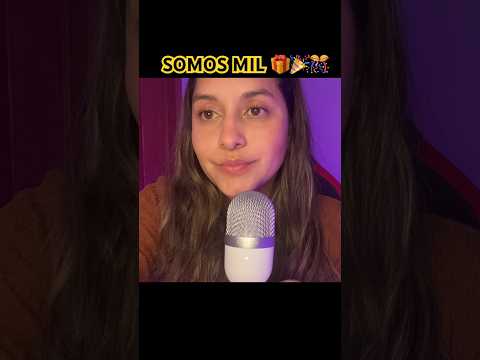 SOMOS MILL 🎉🎊🥰♥️ #asmrcasero #relax #asmrmouthsounds #asmr #susurros  #asmrcommunity
