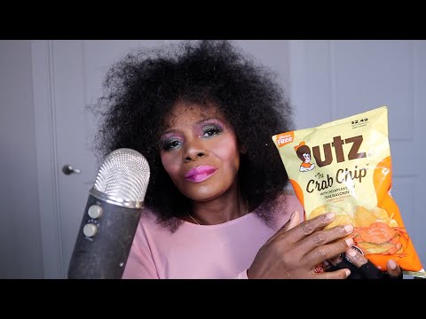 UTZ CRAB CHIPS ASMR Eating Sounds