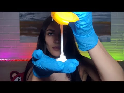 ASMR Hand Lotion & Latex Gloves Sounds ✨ Relaxing Massage for Sleep & Tingles 💤