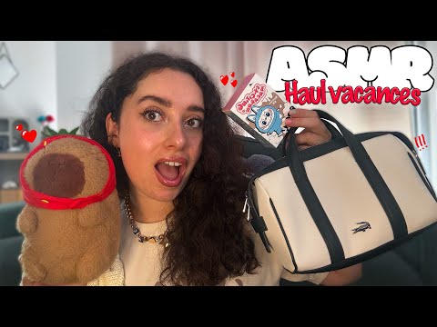 🌙 ASMR FRANÇAIS : BIG HAUL RETOUR DE VACANCES 🛍️🇵🇹