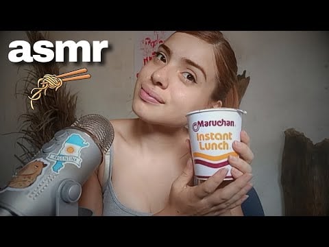 asmr SOPA MARUCHAN 🍜 (Fideos del bajón ❤️‍🩹) 