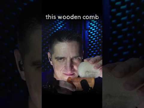 Not what you expected from a wooden comb? #ASMR #Tingles #SleepAid Trippy Sounds No Talking
