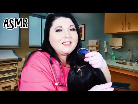 ASMR Doctor Lice Check Roleplay (Scalp Check, Lice Comb, Hair Brushing, Gloves, Rat Tail Comb)