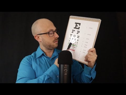 Super Fast Eye Exam 👁️ Visuals, Colors and Lights 🔦 FAST ASMR