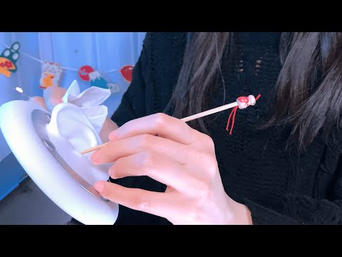 ASMR リアルな耳かきと囁き多め雑談、時々耳ふー