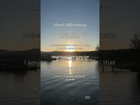 March Affirmations 🍀💫