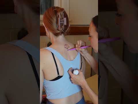Asmr back exam #asmr #asmrsounds #asmrvideo #relaxing #relax #satisfying #satisfyingvideo #tingles