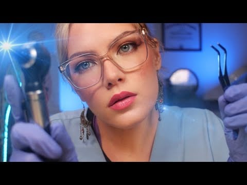 ASMR Medically Accurate Exam you FEEL in your Ears & Beneath the Skin, Up close Ear to Ear Whispers