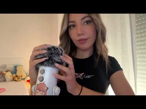 ASMR Fluffy Mic Scratching & Tapping for Sleep