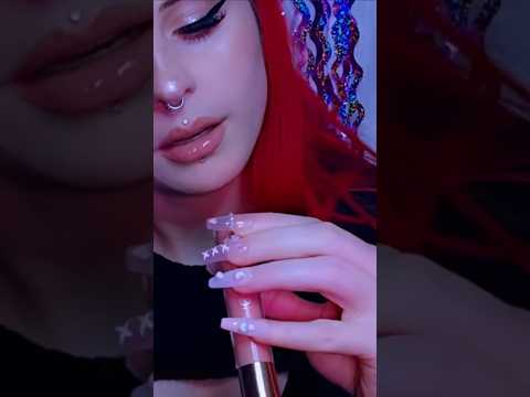 #asmr #lipgloss #tingles #makeup #sleep #satisfying