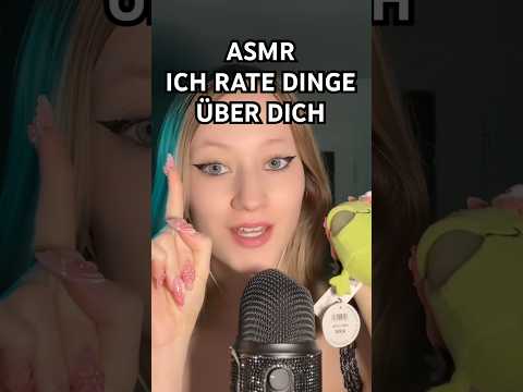 ASMR Was hab ich richtig über dich erraten? #asmr #pov #mouthwhisper #fabricscratching
