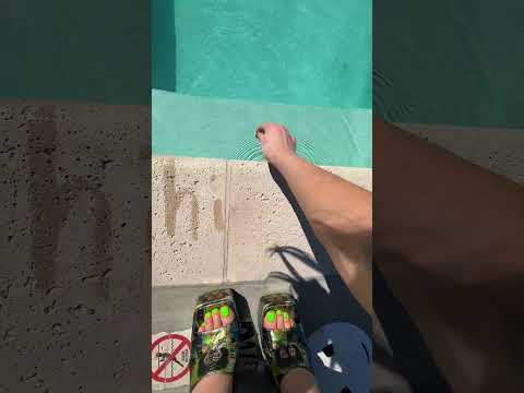 ASMR at the pool #asmr #poolasmr #lofiasmr #relax #asmrgame