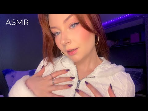 ASMR ON MYSELF - Hand Sounds, Fabric Scratching, Hair Sounds