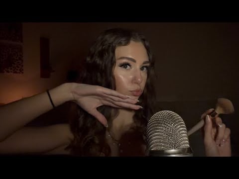 asmr requested triggers ❤️| gum chewing, mic triggers, brushing 