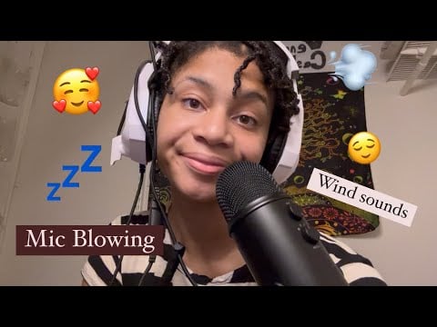 ASMR - Mic Blowing (Jasmine)