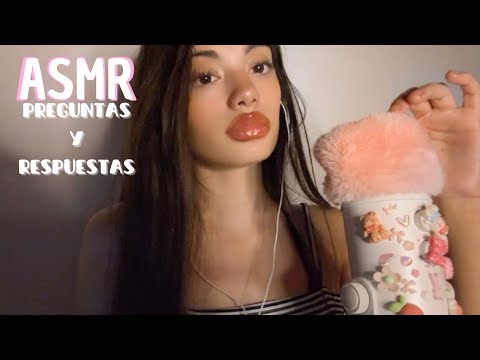 ASMR | Preguntas y respuestas a mis seguidores (Q&A) whispering and tapping