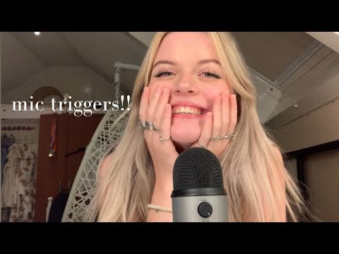 asmr | foam cover mic pumping, tapping, swirling, scratching!!