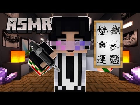 ASMR | TIENDA de TATUAJES en MINECRAFT | Roleplay Español