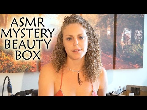 ASMR Mystery Beauty Box, Show and Tell Natural Cosmetics & Skincare Products, Soft Spoken Whisper