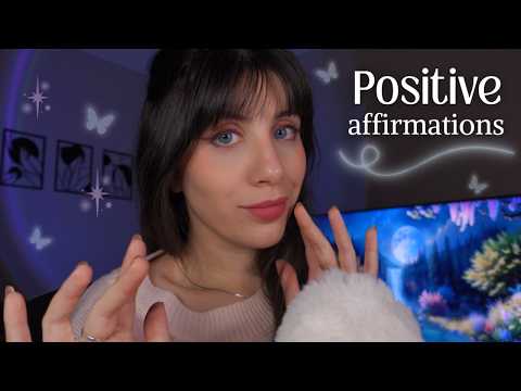 ASMR • Positive Affirmations to reduce Anxiety 🍃