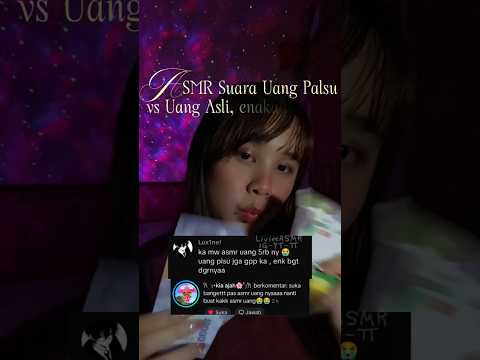 ASMR Suara Uang Palsu vs Uang Asli, Real Money or Fake Money? ✨💸 #asmr #money #fakemoney #asmrmoney