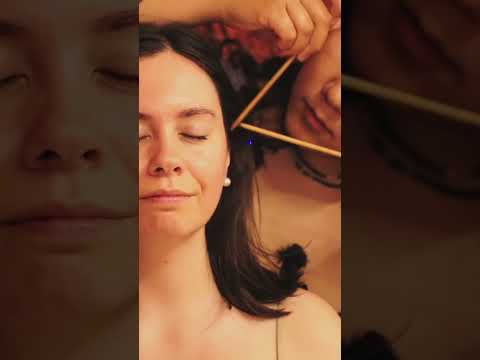 ASMR knitting needles #relaxing #asmrscalpcheck #asmrsleep #asmrvideo #asmr