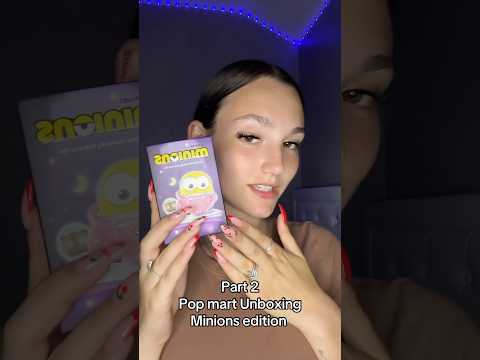 Asmr Pop Mart Unboxing Minions series Part 2 #asmr #mouthwhisper #tingles #minions #unboxing