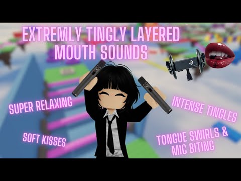 Roblox ASMR 💖best mouth sounds but its also layered💖(NO TALKING)