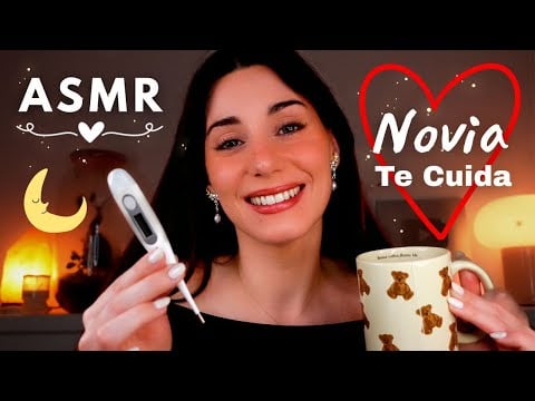 ASMR ❤️ TU NOVIA TE CUIDA en tu Camita 🌙 Roleplay Español