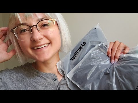 ASMR | Gymshark Haul Try-On w/ NO TALKING, Plastic Crinkling, Skin Rubbing, Fabric Scratching