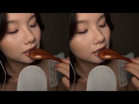 Ida sleep aid: Vertical screen random object trigger sounds - Coconut rain | Spoon | Water ripples