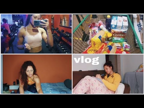 ASMR • Treino, compras, gravação e estudos - vlog narrado em #asmr 