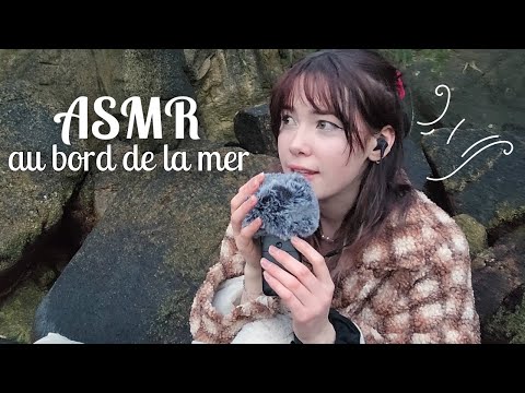 ASMR ִֶ☾₊ je te rassure au bord de la mer (vagues, encouragements)