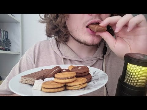 Çikolata, Bisküvi, Lokum Mukbang ASMR | Akşamüstü Atıştırmalığı | Türkçe ASMR