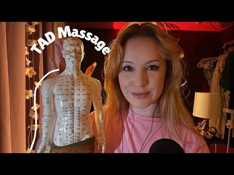 TAD massage & X marks the spot (acupuncture  doll) | Tingle Master ASMR