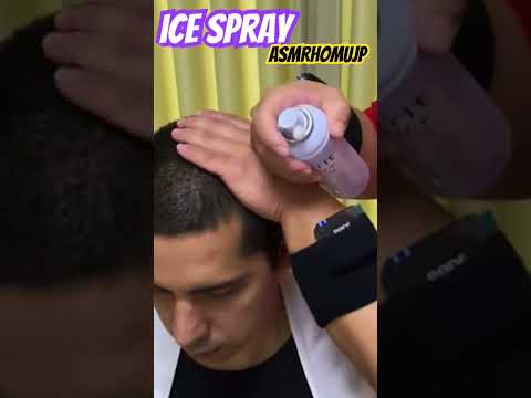 【ASMR】ice head massage #asmr #headmassage #asmrhomejp