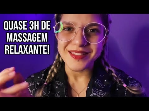 ASMR MASSAGEM RELAXANTE COMPLETA E DETALHADA PARA DOMIR PROFUNDAMENTE 😴