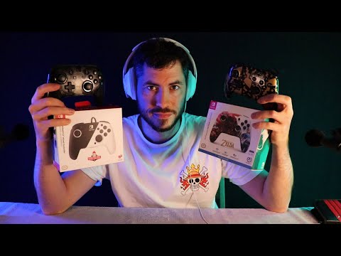 ASMR j'ai acheté 4 manettes SWITCH pour 32 euros