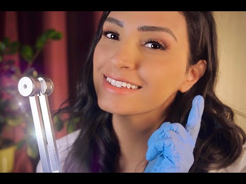 ASMR EAR EXAM👂🏻 | Tuning Fork & Glove Sounds