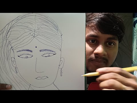 ASMR Drawing Your ✍️ Face fast