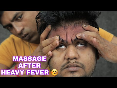 Deep Tissue Head Massage After Heavy Fever | ASMR Head Massage And Ear Massage With Neck Cracking