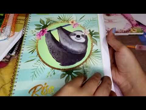 ASMR - Sons: Caderno, folheação, caneta, rabiscos, VOZ SUAVE E INAUDÍVEIS| Professora meio agressiva