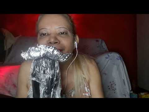 ASMR : Sons de chuvinha + espuma no mic.  até você  dormir.  🥱 🥱