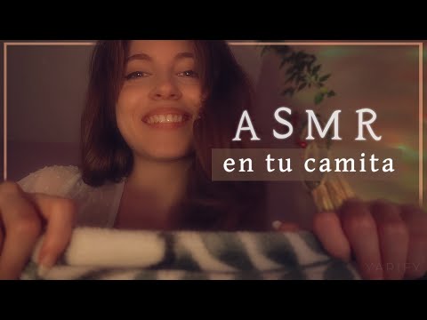 ASMR | Te llevo a tu camita y te ayudo a dormir 🛌🏻🌙 [Roleplay]