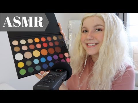 ASMR Doing My Makeup w/ James Charles' Eye Shadow Palette