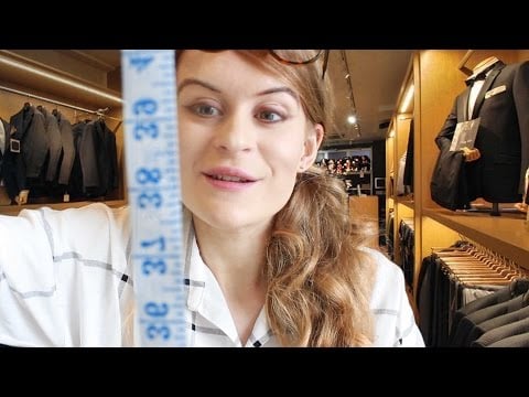 Binaural Mens suit fitting - American tailor roleplay [ASMR]
