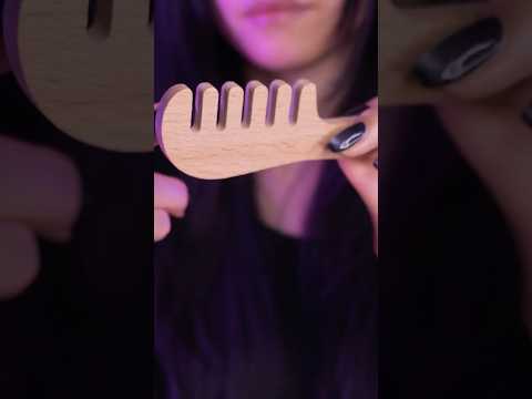 #asmr Combing your hair