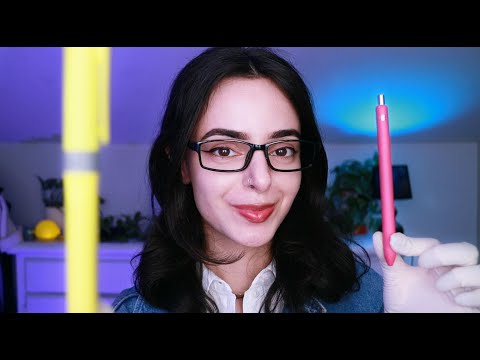 ASMR Visual Perception Test 🌟 Peripheral Vision Test, Motor Free, Sense of Depth 🌟 ASMR Medical Exam