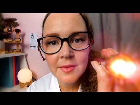 ASMR Eye Exam Roleplay with Personal Attention • (Eye Exam, Glasses Fitting, Light Triggers)